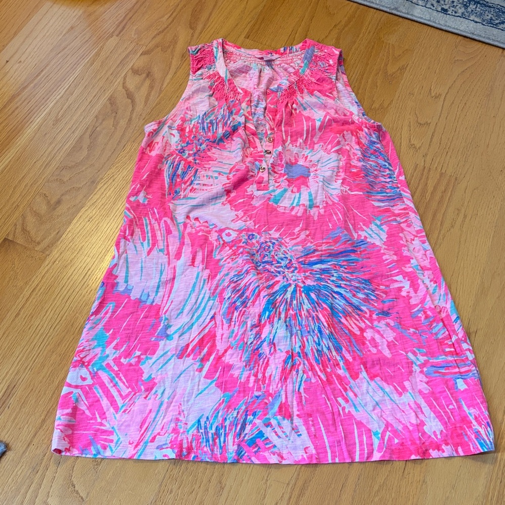 Lilly Pulitzer Essie Dress Multi Never Been Betta size Large